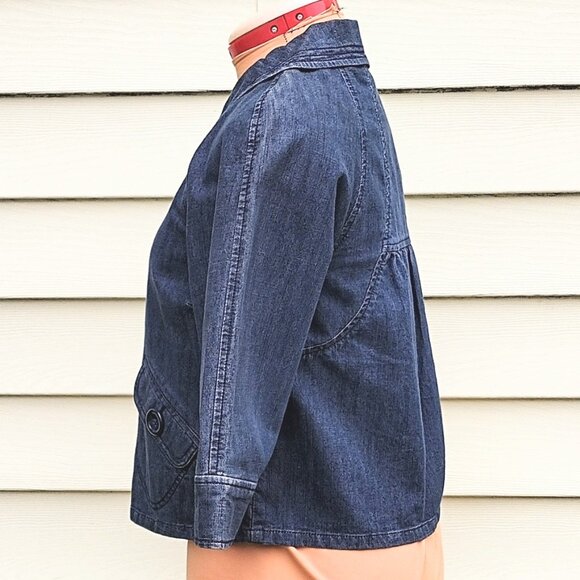 Style & Co. Petite Small Denim Jacket - Picture 3 of 11